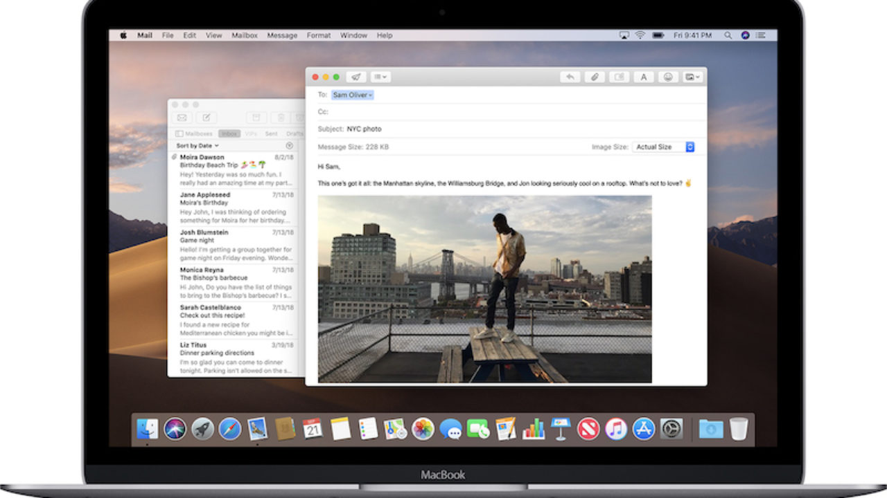 email client for mac book pro